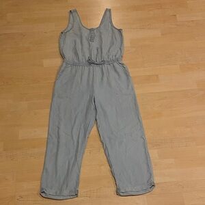 Gianni Bini Casual Summer Light Blue Sleeveless Wide Leg Jumpsuit - Size Small